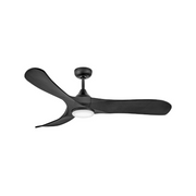 Hinkley 903856F Swell Illuminated 56" Ceiling Fan with LED Light Kit - Matte Black/Matte Black