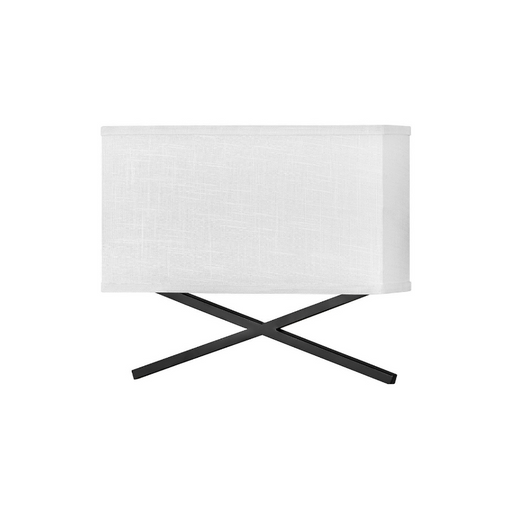Hinkley 41104 Axis Off White 2-lt 15" LED Wall Sconce - Black