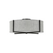 Hinkley 41709 Axis Heathered Gray 4-lt 26" LED Semi-Flush Mount - Black