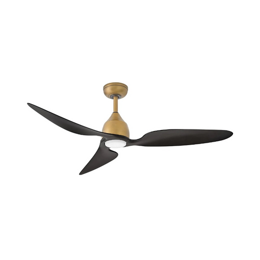 Hinkley 906352F Azura 52" Outdoor Ceiling Fan with LED Light Kit - Heritage Brass