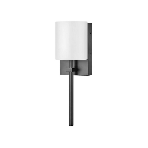 Hinkley 41011 Avenue White Acrylic 1-lt 9" Tall LED Wall Sconce - Black