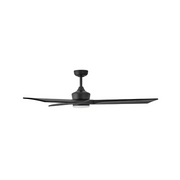 Hinkley 903660F Sculpt 60" Indoor/Outdoor Ceiling Fan with LED Light Kit - Matte Black/Matte Black