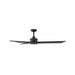 Hinkley 903660F Sculpt 60" Indoor/Outdoor Ceiling Fan with LED Light Kit - Matte Black/Matte Black