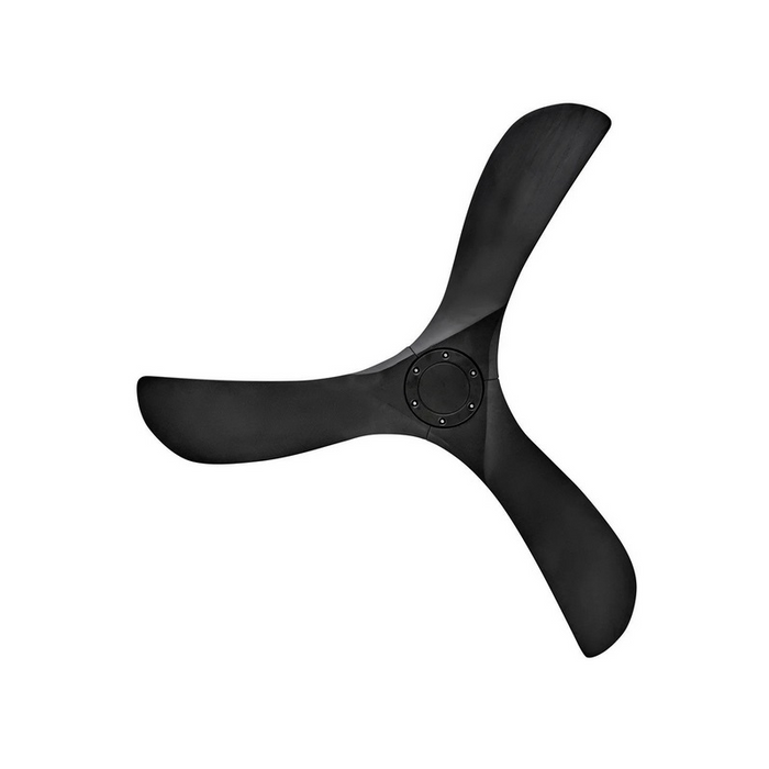 Hinkley 903456F Swell Flush Illuminated 56" Ceiling Fan with LED Light Kit - Matte Black/Matte Black