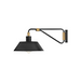 Hinkley 28824 Brewster 1-lt 12" LED Outdoor Wall Mount Barn Light - Black Oxide with Heritage Brass accents