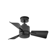 Hinkley 906030F Atom 30" Ceiling Fan with LED Light Kit - Matte Black