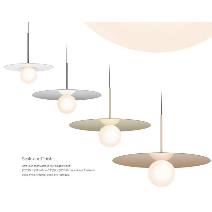 Pablo Designs Bola Disc 32" LED Pendant