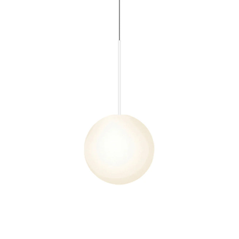 Pablo Designs Bola Sphere 12" LED Pendant - Matte White
