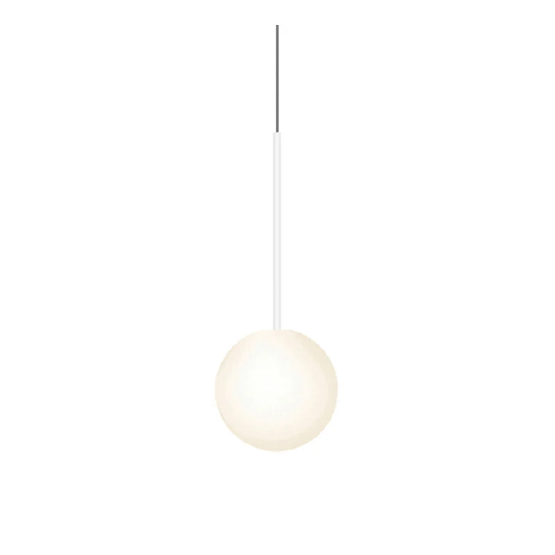 Pablo Designs Bola Sphere 8" LED Pendant - Matte White
