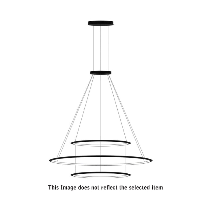 Bover Circular S/3L/90/200/90 3-lt 82" LED Pendant, Inward Light