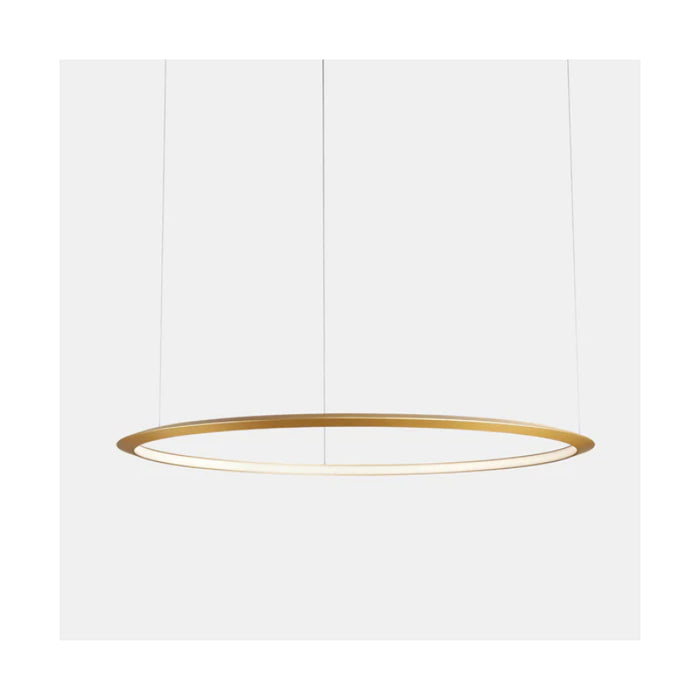 Bover Circular S/200/H 1-lt 82" LED Pendant, Inward Light