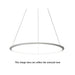 Bover Circular S/200/H 1-lt 82" LED Pendant, Inward Light