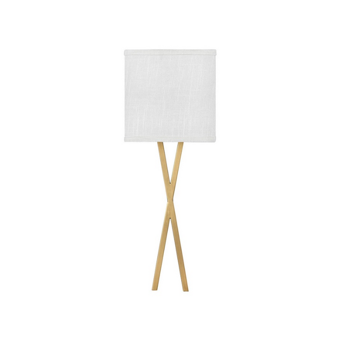 Hinkley 41102 Axis Off White 1-lt 22" Tall LED Wall Sconce - Heritage Brass