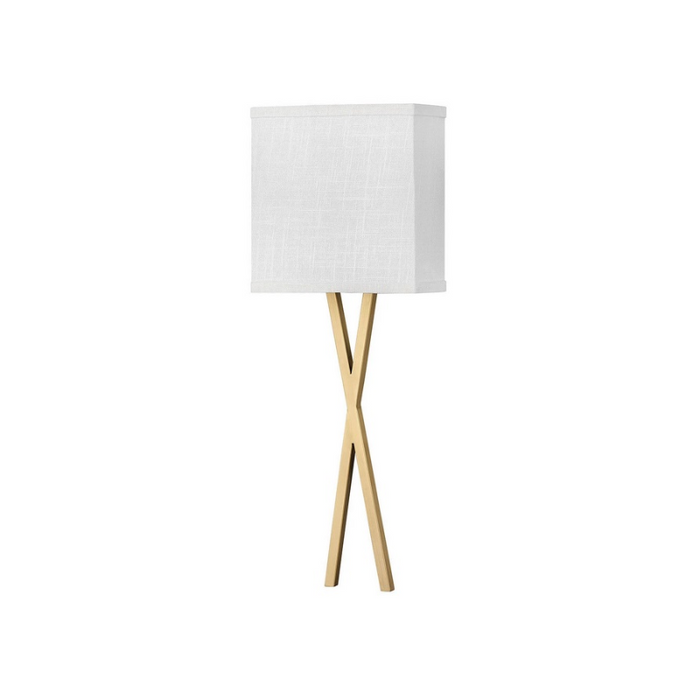 Hinkley 41102 Axis Off White 1-lt 22" Tall LED Wall Sconce - Heritage Brass