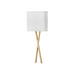 Hinkley 41102 Axis Off White 1-lt 22" Tall LED Wall Sconce - Heritage Brass