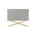 Hinkley 41103 Axis Heathered Gray 2-lt 15" LED Wall Sconce - Heritage Brass