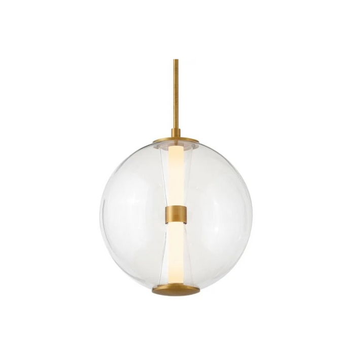 Hinkley 33107 Elin 1-lt 14" LED Pendant - Lacquered Brass