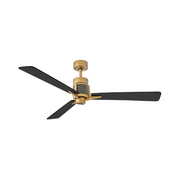 Hinkley 906256F Atticus 56" Ceiling Fan with LED Light Kit - Heritage Brass