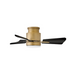 Hinkley 906030F Atom 30" Ceiling Fan with LED Light Kit - Heritage Brass