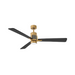 Hinkley 906256F Atticus 56" Ceiling Fan with LED Light Kit - Heritage Brass