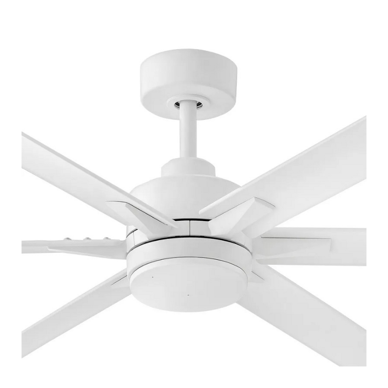 Hinkley 910566 Valor 66" Outdoor Smart Ceiling Fan with LED Light Kit - Matte White