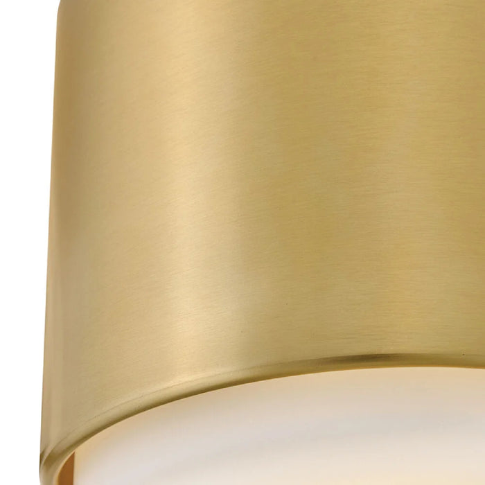 Hinkley 30070 Cedric 1-lt 5" LED Flush Mount - Lacquered Brass