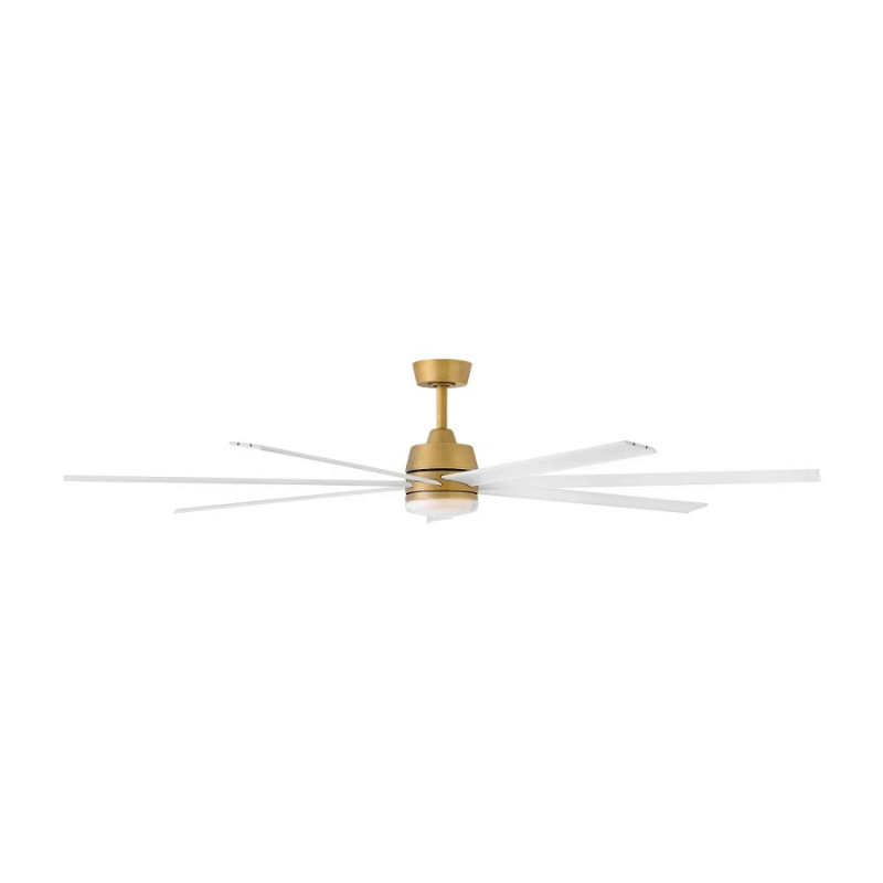 Hinkley 910672 Current 72" Smart Ceiling Fan with LED Light Kit - Heritage Brass