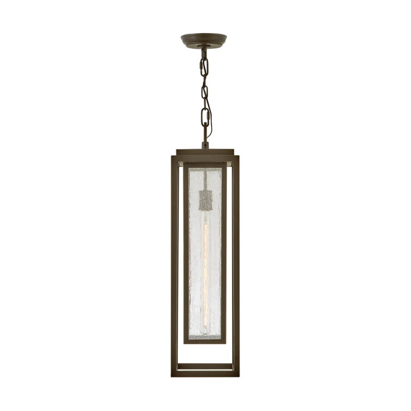 Hinkley 1006 Republic 1-lt 9" LED Hanging Lantern - Oil Rubbed Bronze