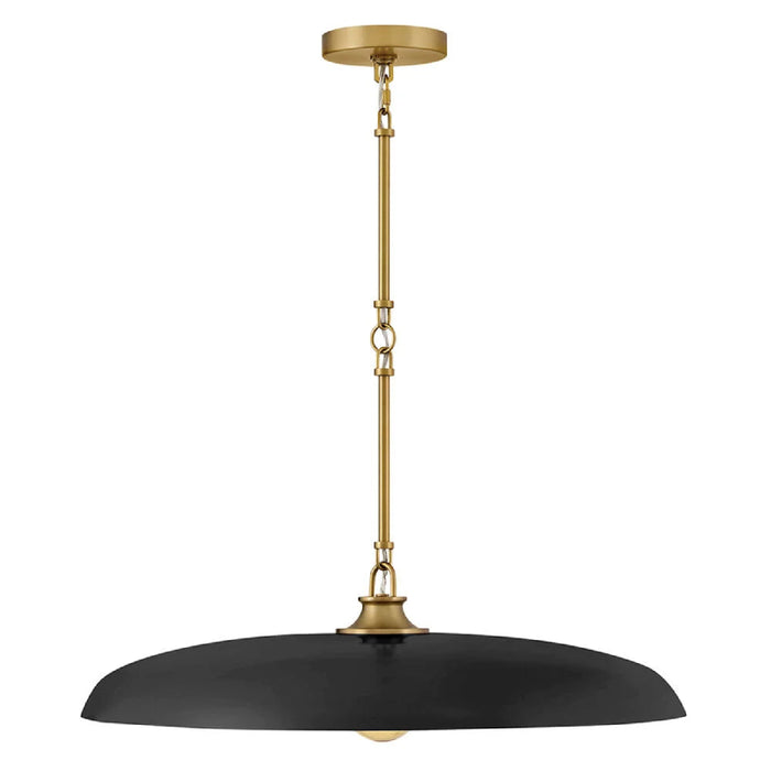 Hinkley 48165 Sadie 1-lt 24" LED Chandelier - Lacquered Brass/Black