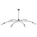Hinkley 48306 Altman 6-lt 80" LED Chandelier - Gunmetal