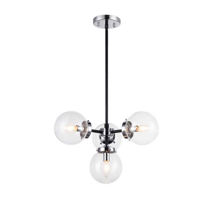 Matteo C72304 Maru 4-lt 20" Chandelier