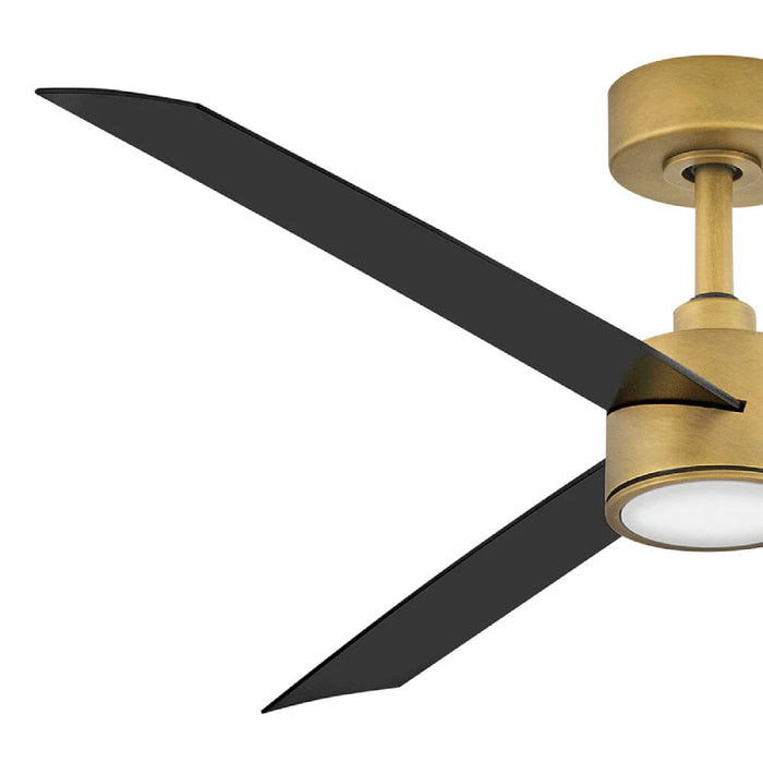 Hinkley 907452 Speck 52" Indoor/Outdoor Smart Ceiling Fan with LED Light Kit - Heritage Brass