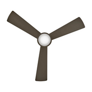 Hinkley 905744 Iver 44" Outdoor Smart Ceiling Fan with LED Light Kit - Metallic Matte Bronze