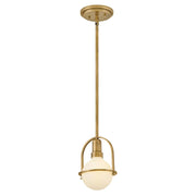 Hinkley 53771 Somerset 1-lt 6" LED Semi-Flush Mount - Heritage Brass