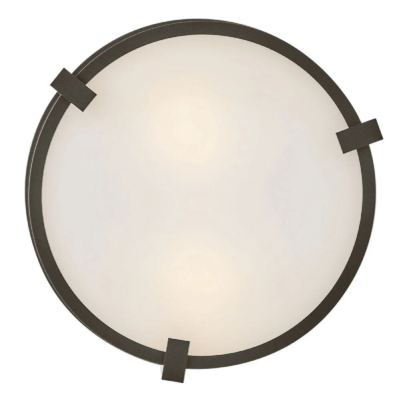 Hinkley 28963 Lowell 2-lt 13" LED Flush Mount - Oil Rubbed Bronze