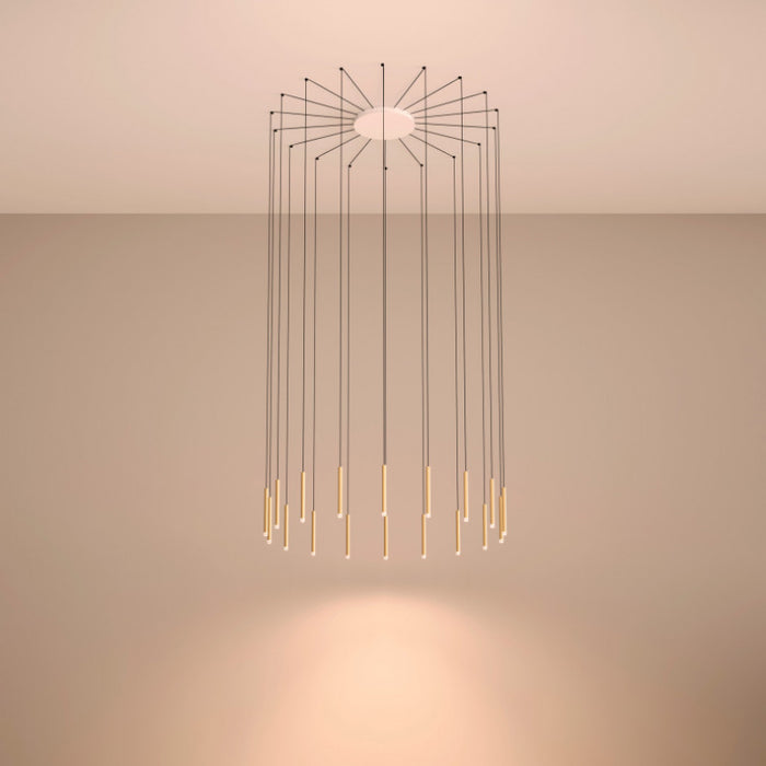 Bover Candle 18-lt 17" LED Pendant