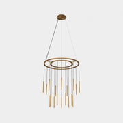 Bover Candle 18-lt 40" LED Chandelier