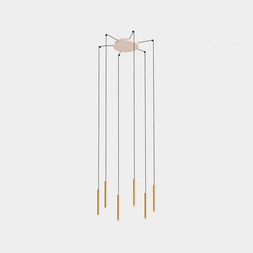 Bover Candle 6-lt 12" LED Pendant