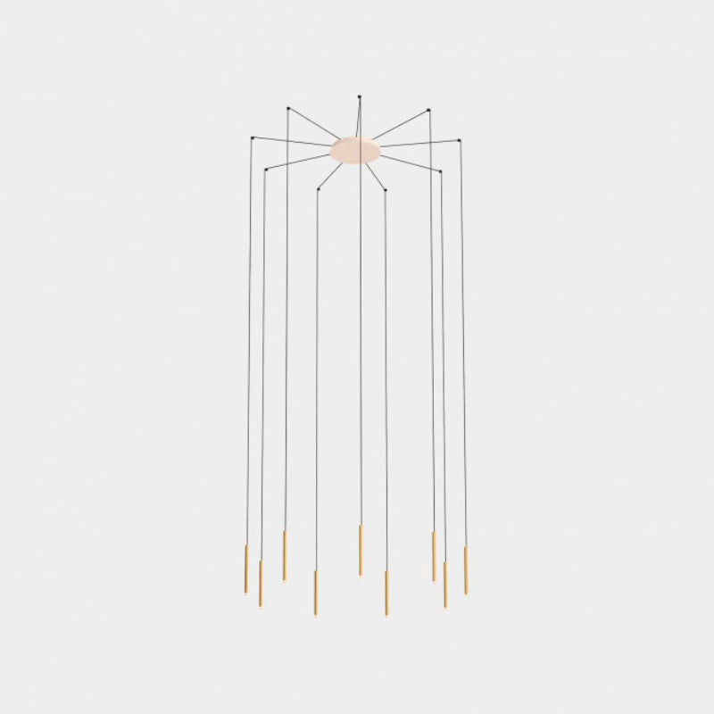 Bover Candle 9-lt 13" LED Pendant