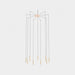 Bover Candle 9-lt 13" LED Pendant