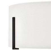 Hinkley 47571 Halle 3-lt 15" LED Semi-Flush Mount - Black