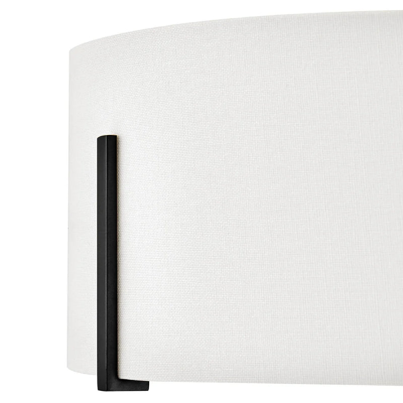Hinkley 47571 Halle 3-lt 15" LED Semi-Flush Mount - Black