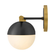 Hinkley 54563 Bowie 3-lt 23" LED Vanity - Lacquered Brass with Black accents