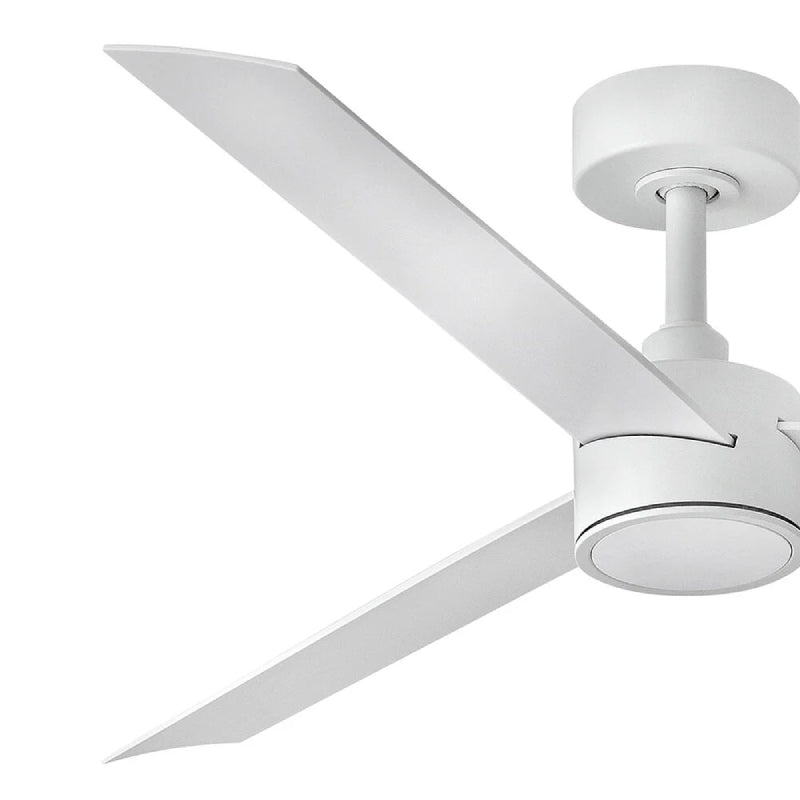 Hinkley 907452 Speck 52" Indoor/Outdoor Smart Ceiling Fan with LED Light Kit - Matte White