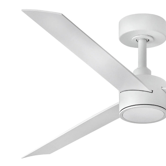Hinkley 907452 Speck 52" Indoor/Outdoor Smart Ceiling Fan with LED Light Kit - Matte White