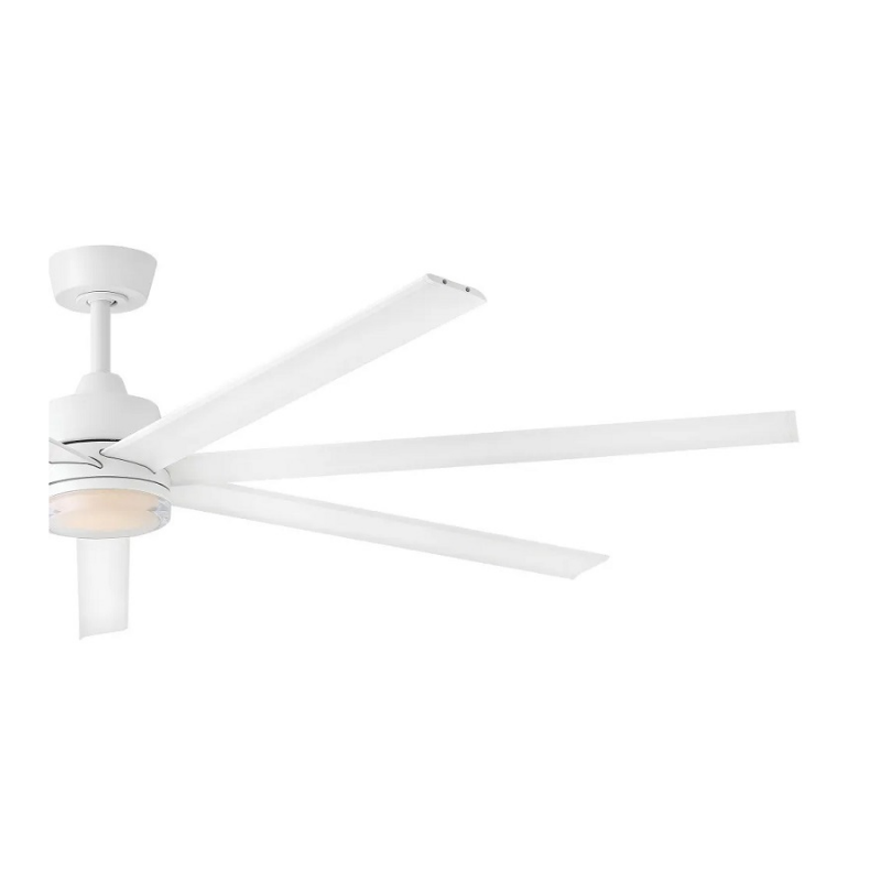 Hinkley 910672 Current 72" Smart Ceiling Fan with LED Light Kit - Matte White