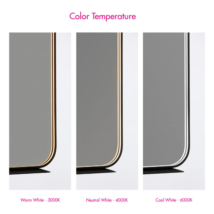 Oxygen 3-0104 Avior 48 x 36 LED Mirror, CCT Selectable