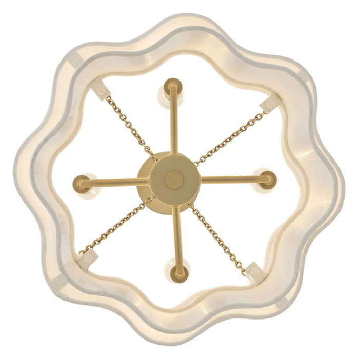 Hinkley 47737 Gwen 4-lt 16" LED Pendant - Lacquered Brass