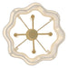 Hinkley 47737 Gwen 4-lt 16" LED Pendant - Lacquered Brass
