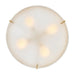 Hinkley 47573 Halle 4-lt 20" LED Semi-Flush Mount - Lacquered Brass